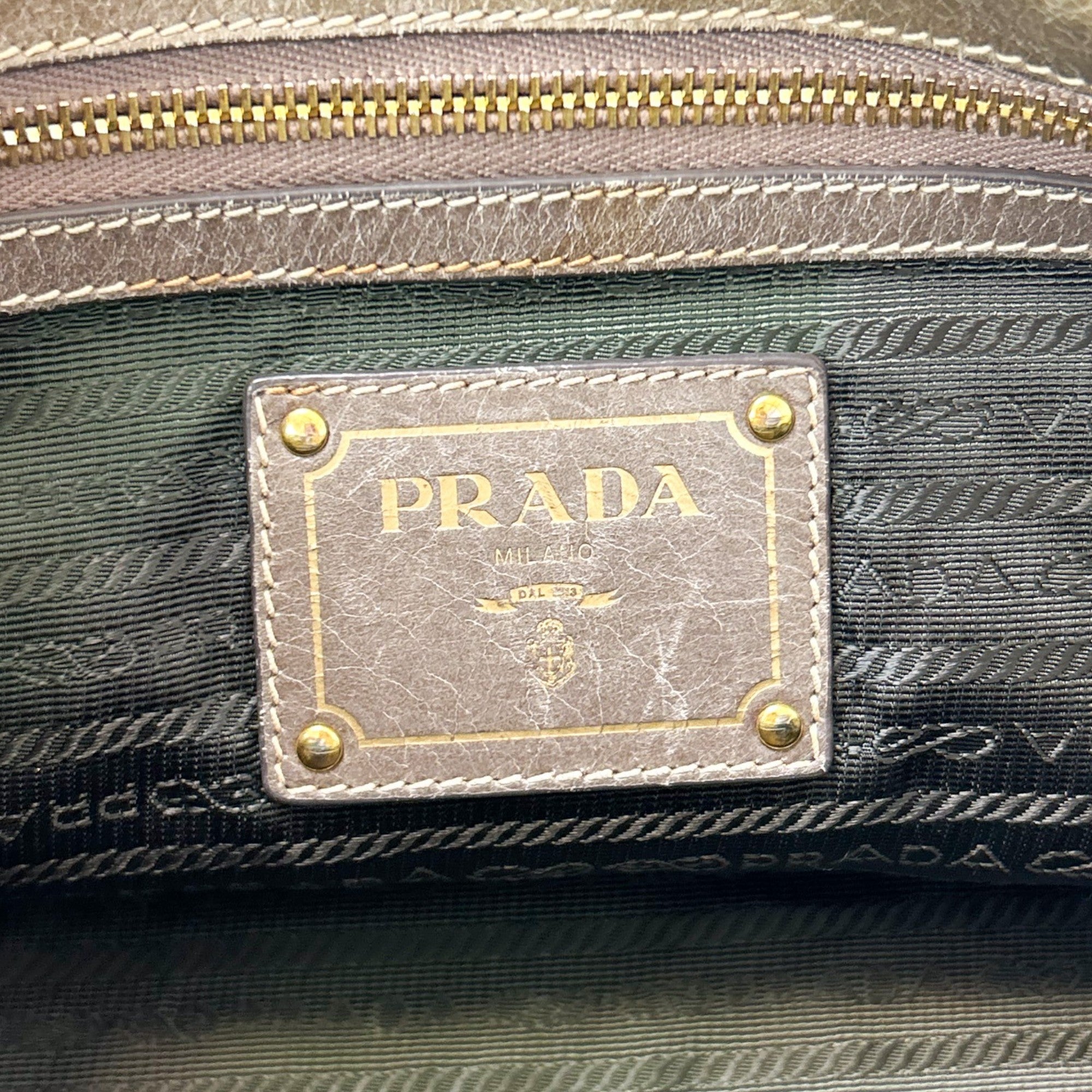 Prada Vitello Daino Tote