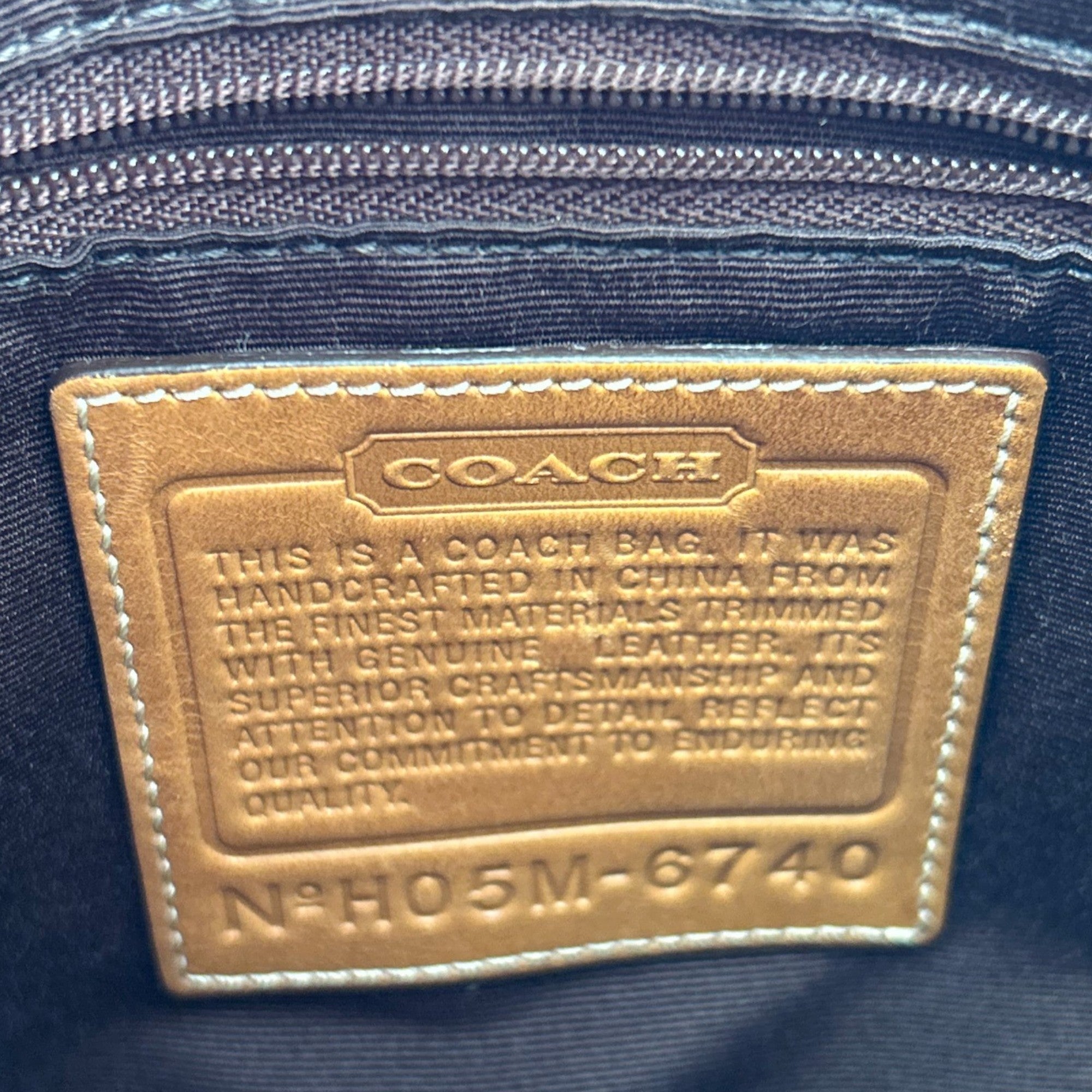 Coach Brown Signature Canvas Buckle Crossbody Bag