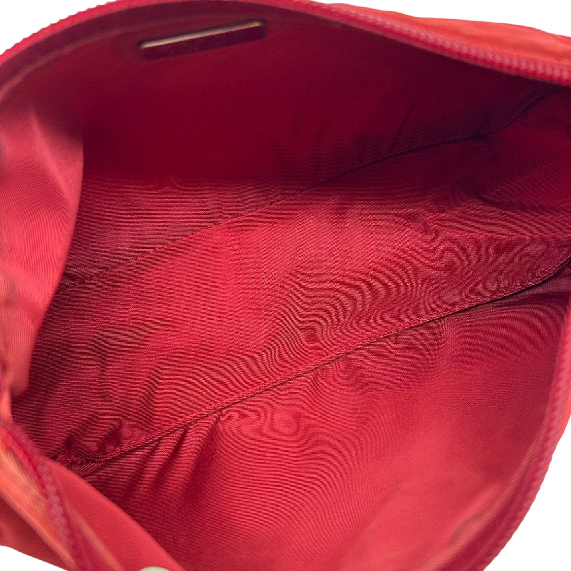 Prada Red Nylon Mini Shoulder Bag