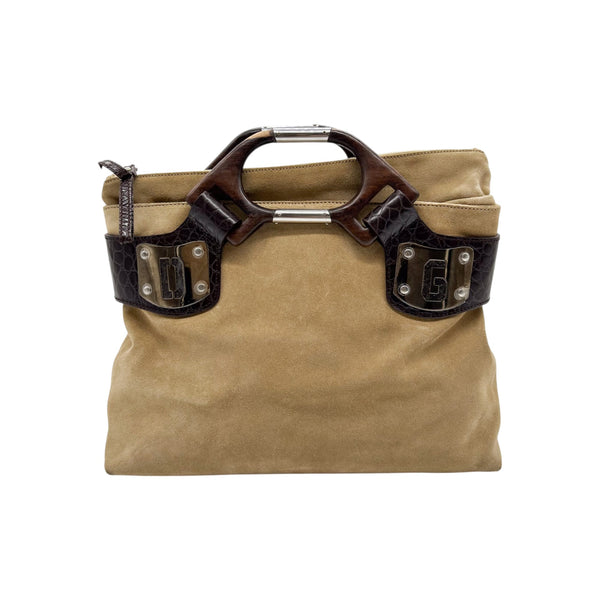 Dolce and Gabbana Suede Handbag