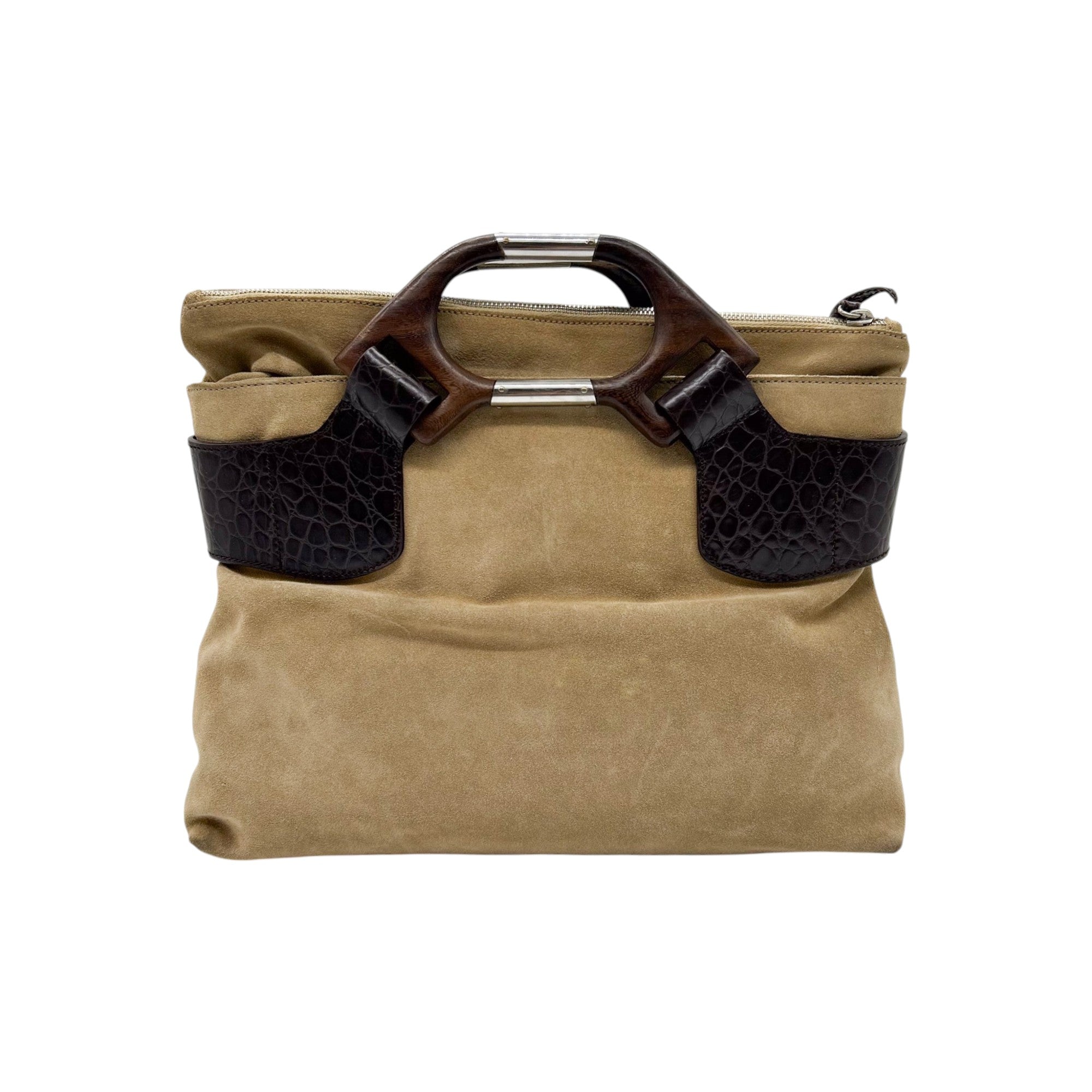 Dolce and Gabbana Suede Handbag