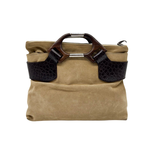 Dolce and Gabbana Suede Handbag