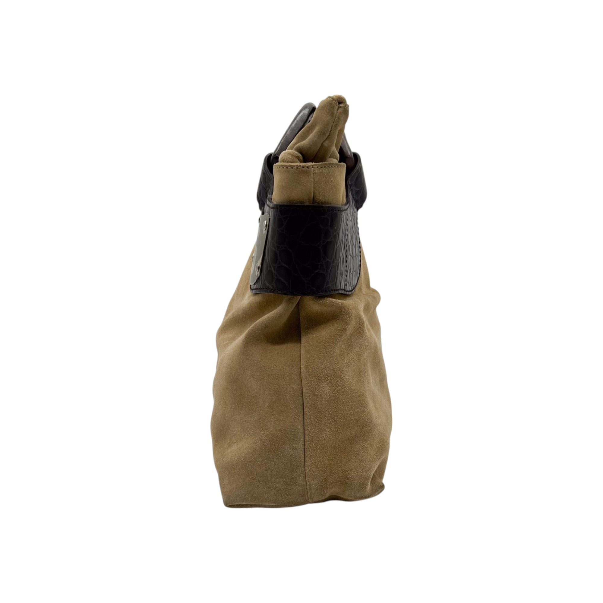 Dolce and Gabbana Suede Handbag