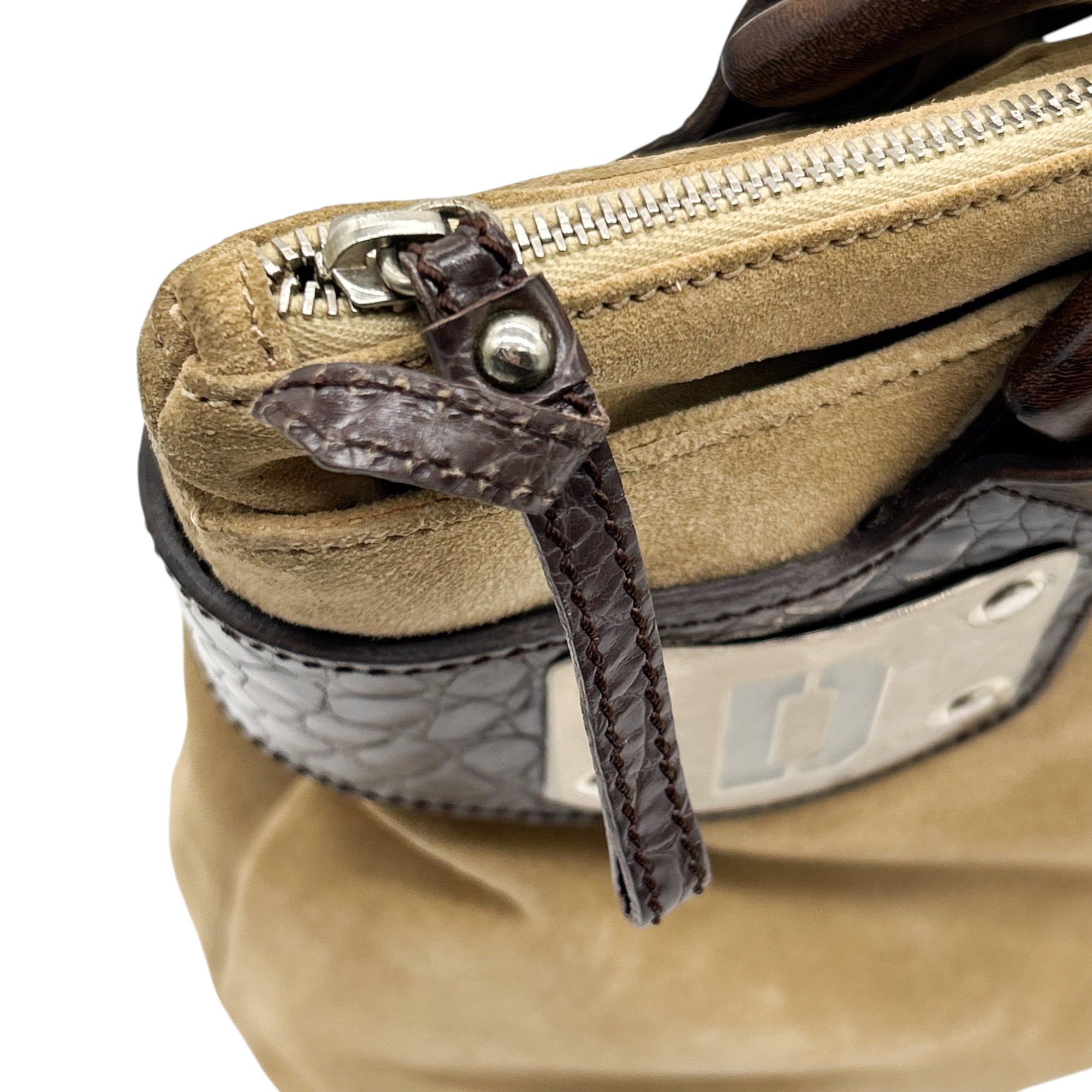Dolce and Gabbana Suede Handbag