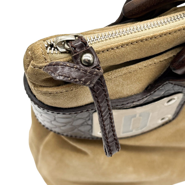 Dolce and Gabbana Suede Handbag