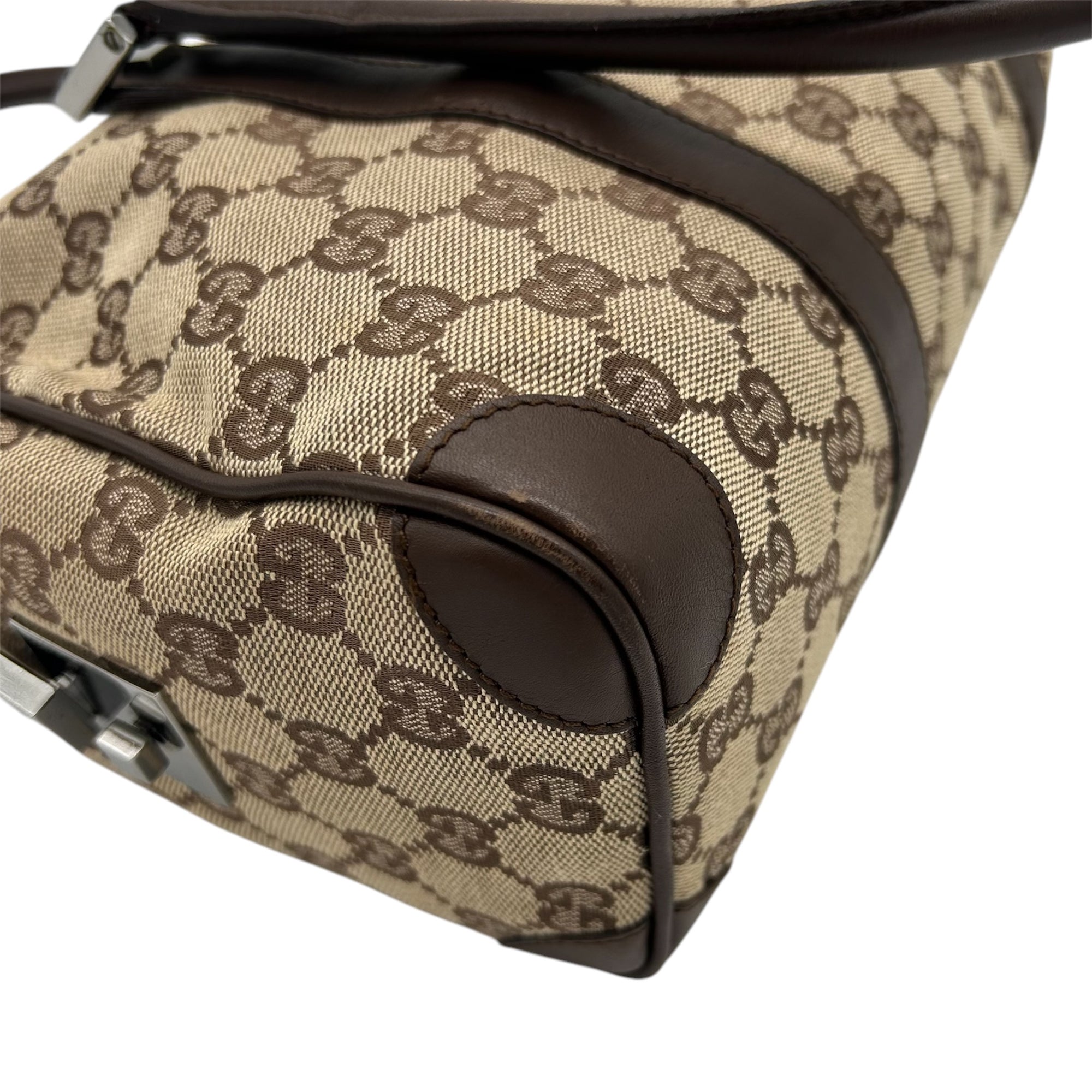 Gucci Monogram Boston Bag