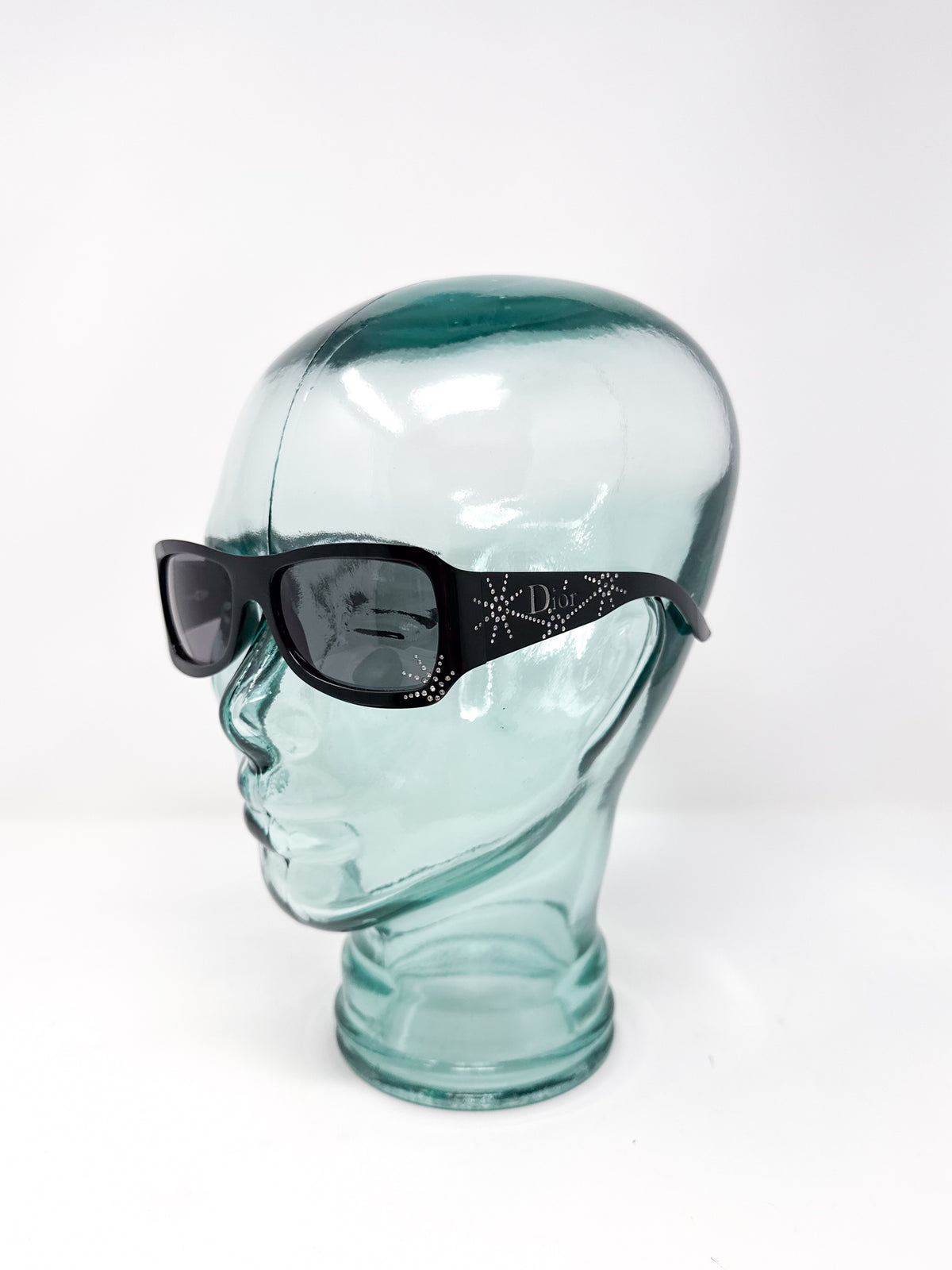 Christian Dior Vintage Spidior 2 Rhinestone Sunglasses