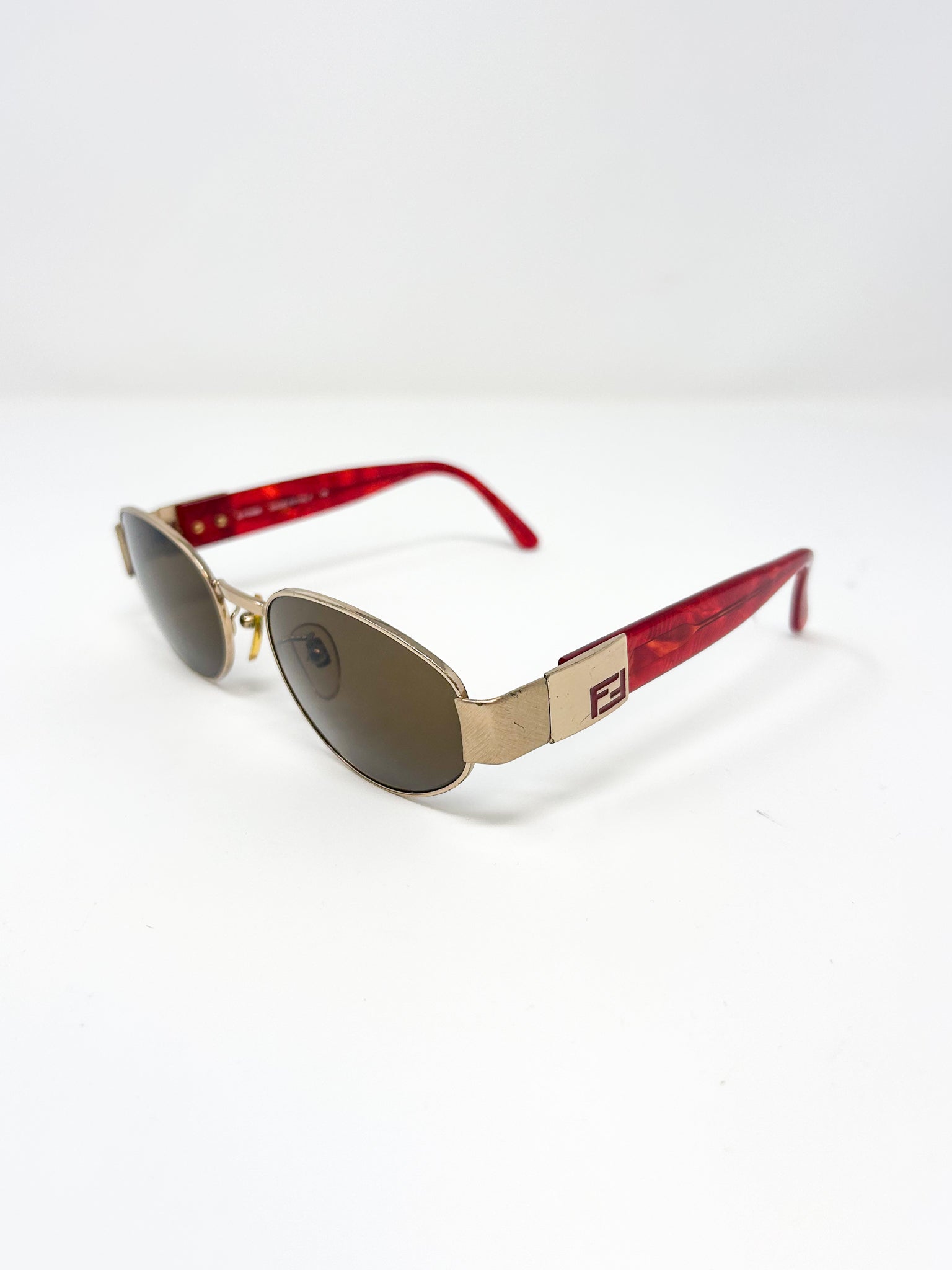 Fendi Oval Vintage Frame Sunglasses