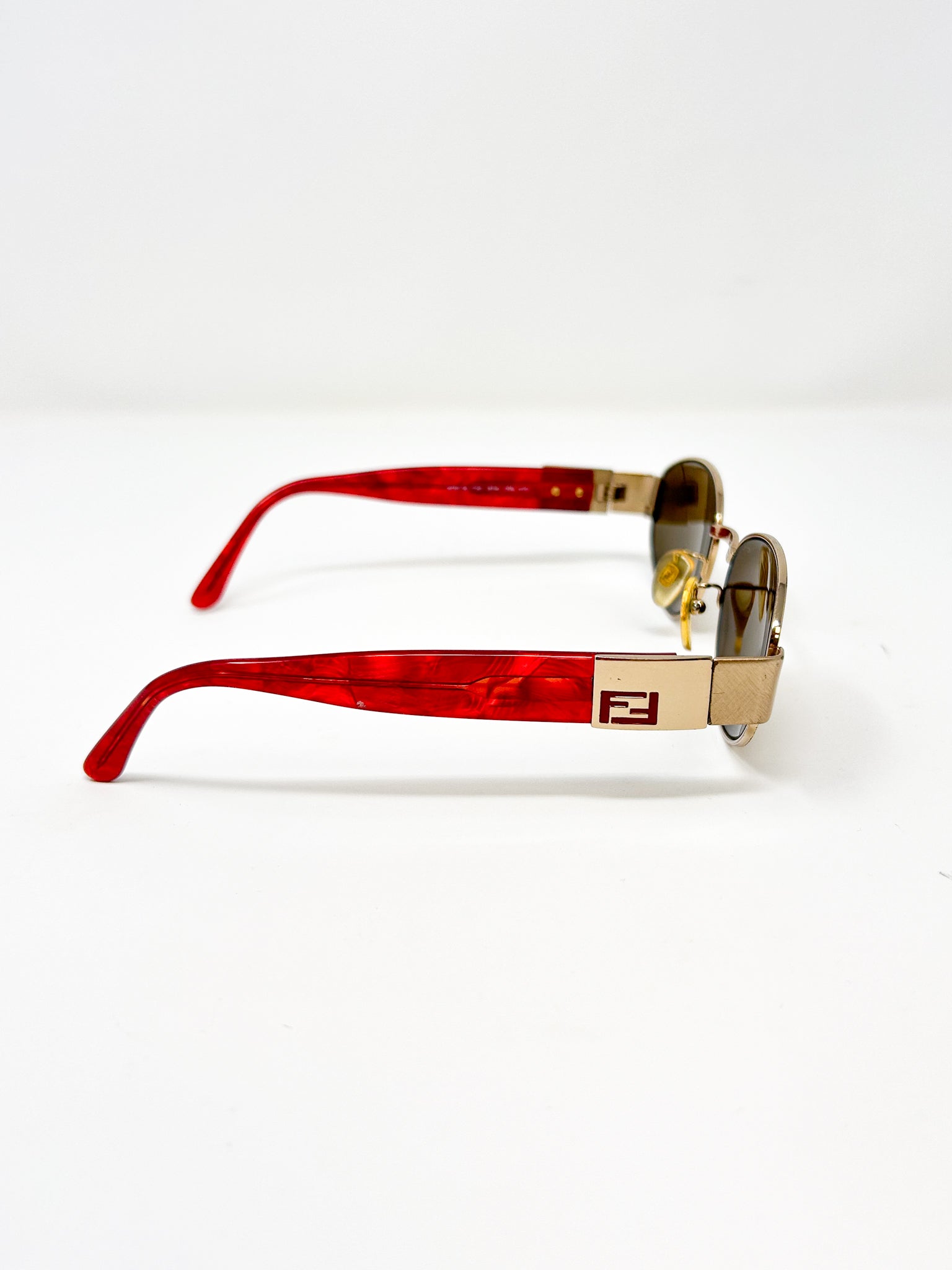 Fendi Oval Vintage Frame Sunglasses