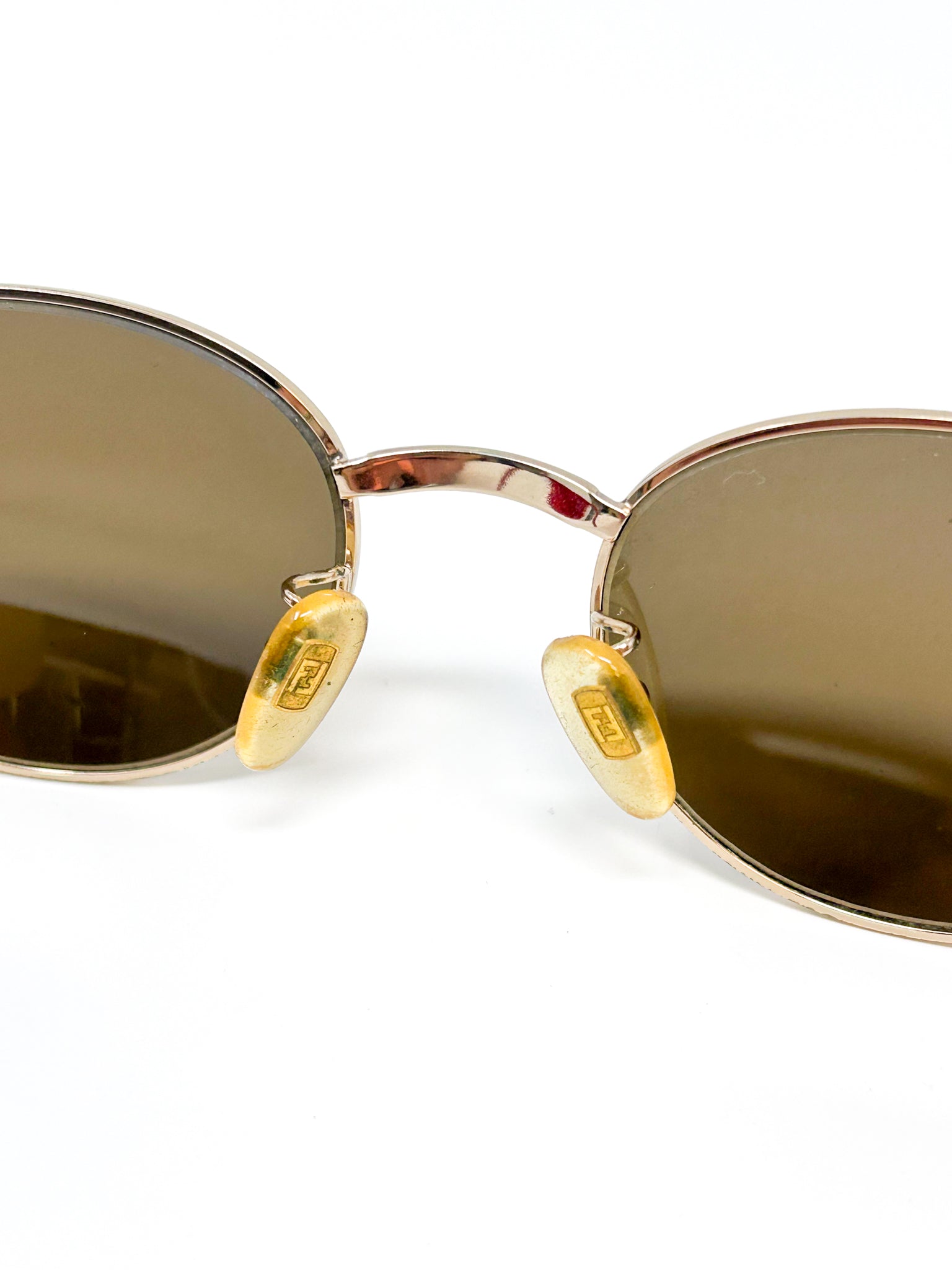 Fendi Oval Vintage Frame Sunglasses