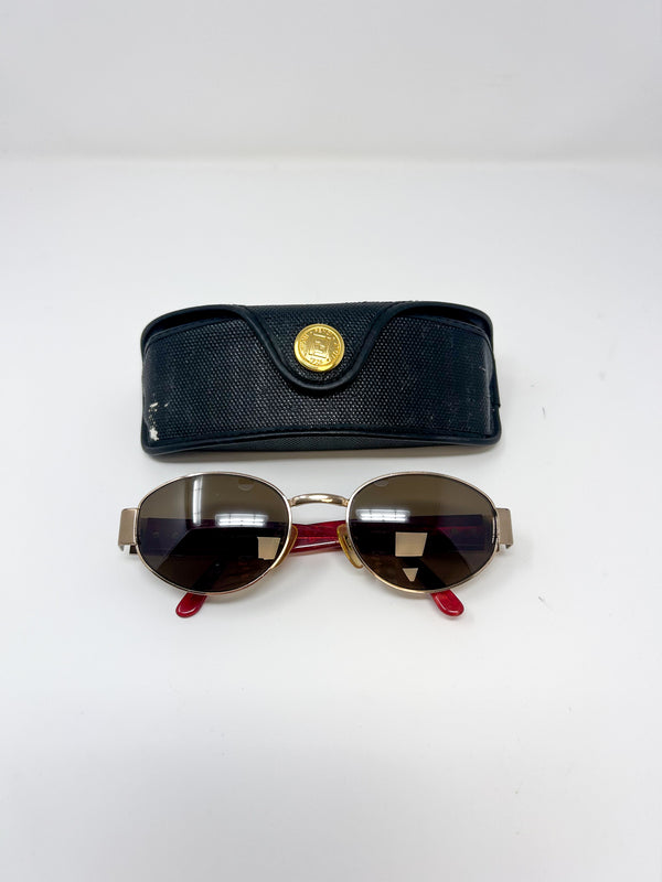 Fendi Oval Vintage Frame Sunglasses