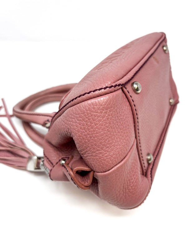 Chanel Pink LAX Tassel Bowler Bag