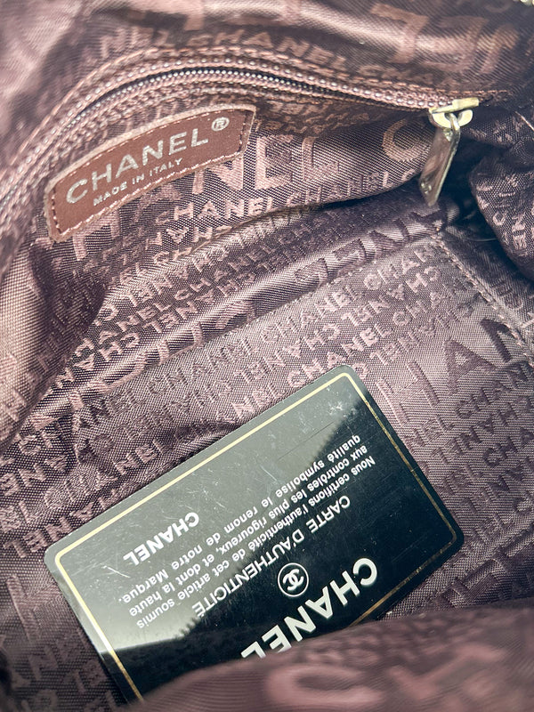 Chanel Pink LAX Tassel Bowler Bag