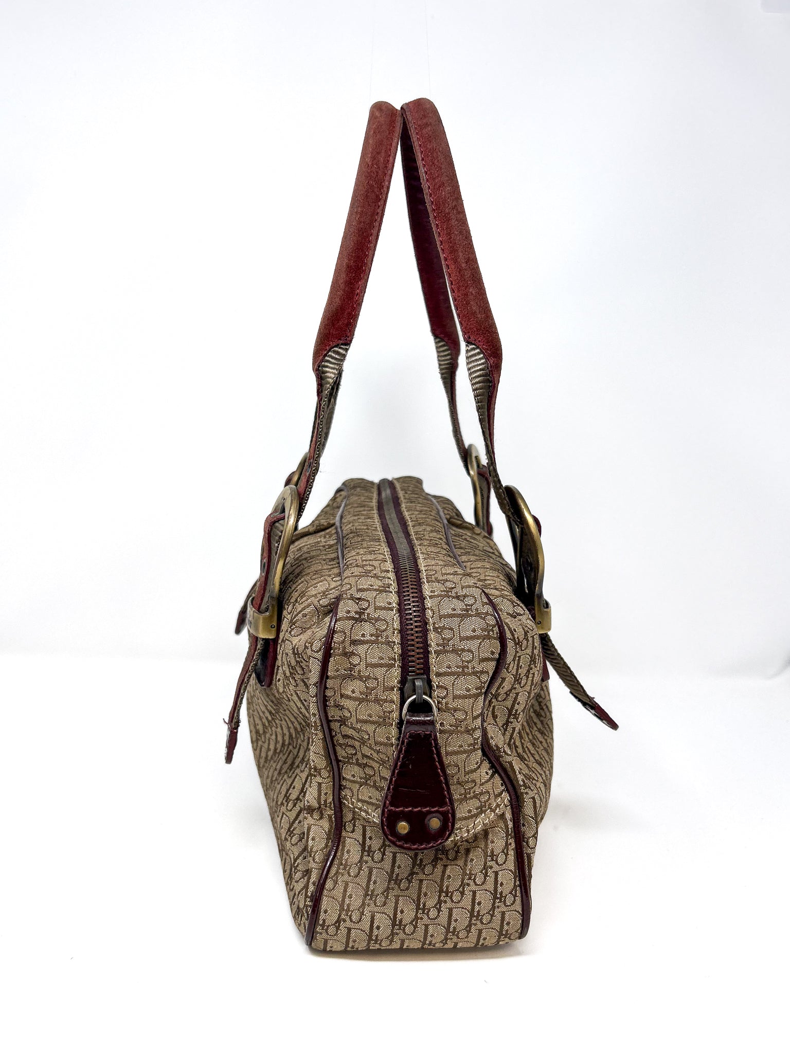 Christian Dior Trotter Canvas Satchel