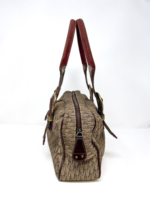 Christian Dior Trotter Canvas Satchel