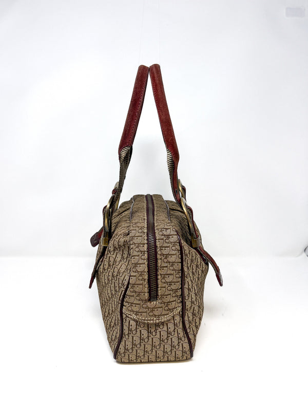 Christian Dior Trotter Canvas Satchel