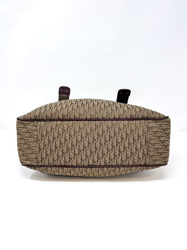 Christian Dior Trotter Canvas Satchel