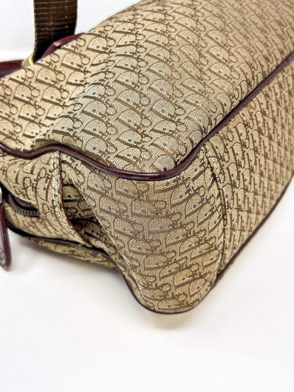 Christian Dior Trotter Canvas Satchel