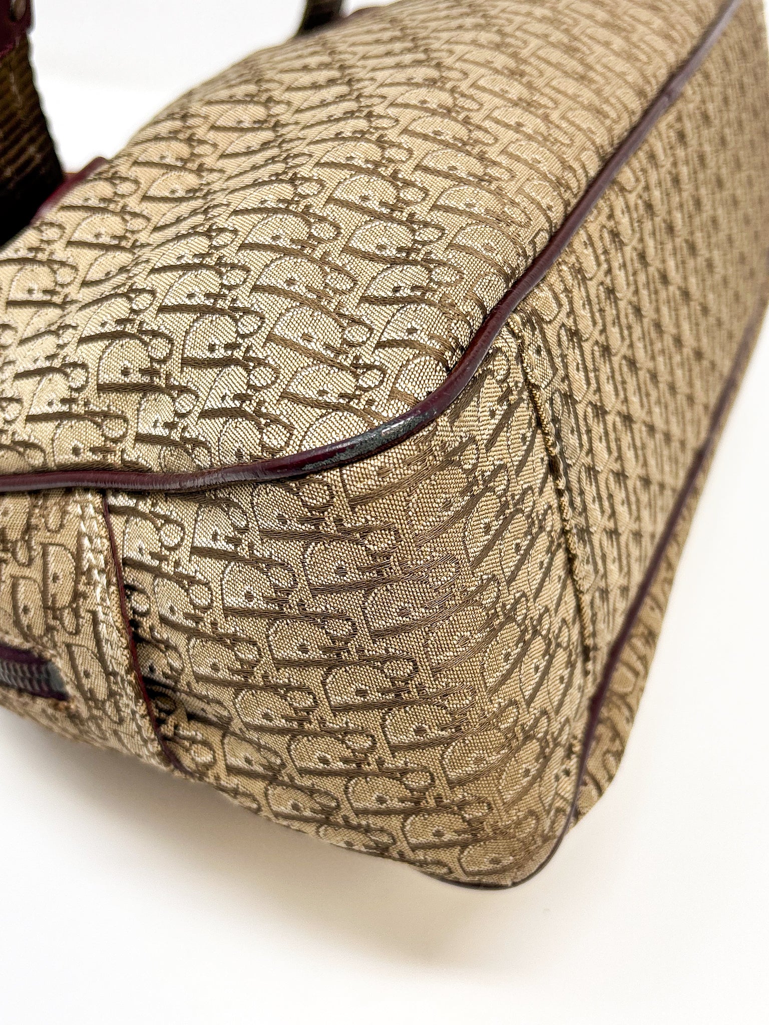 Christian Dior Trotter Canvas Satchel