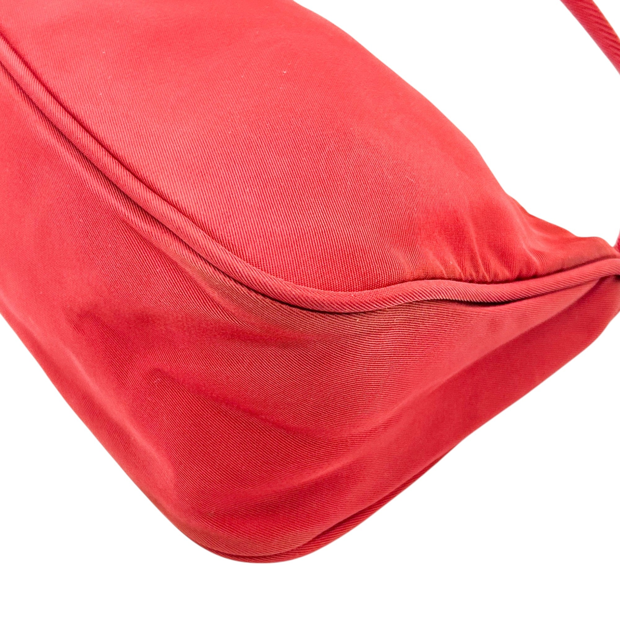 Prada Red Nylon Mini Shoulder Bag