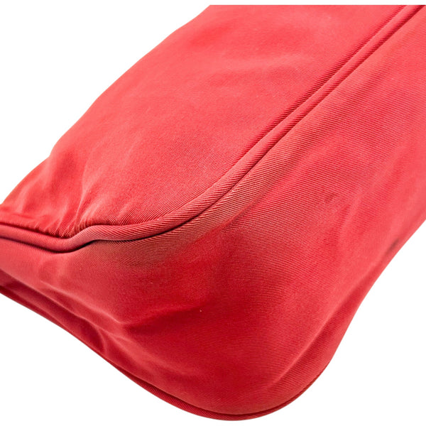 Prada Red Nylon Mini Shoulder Bag