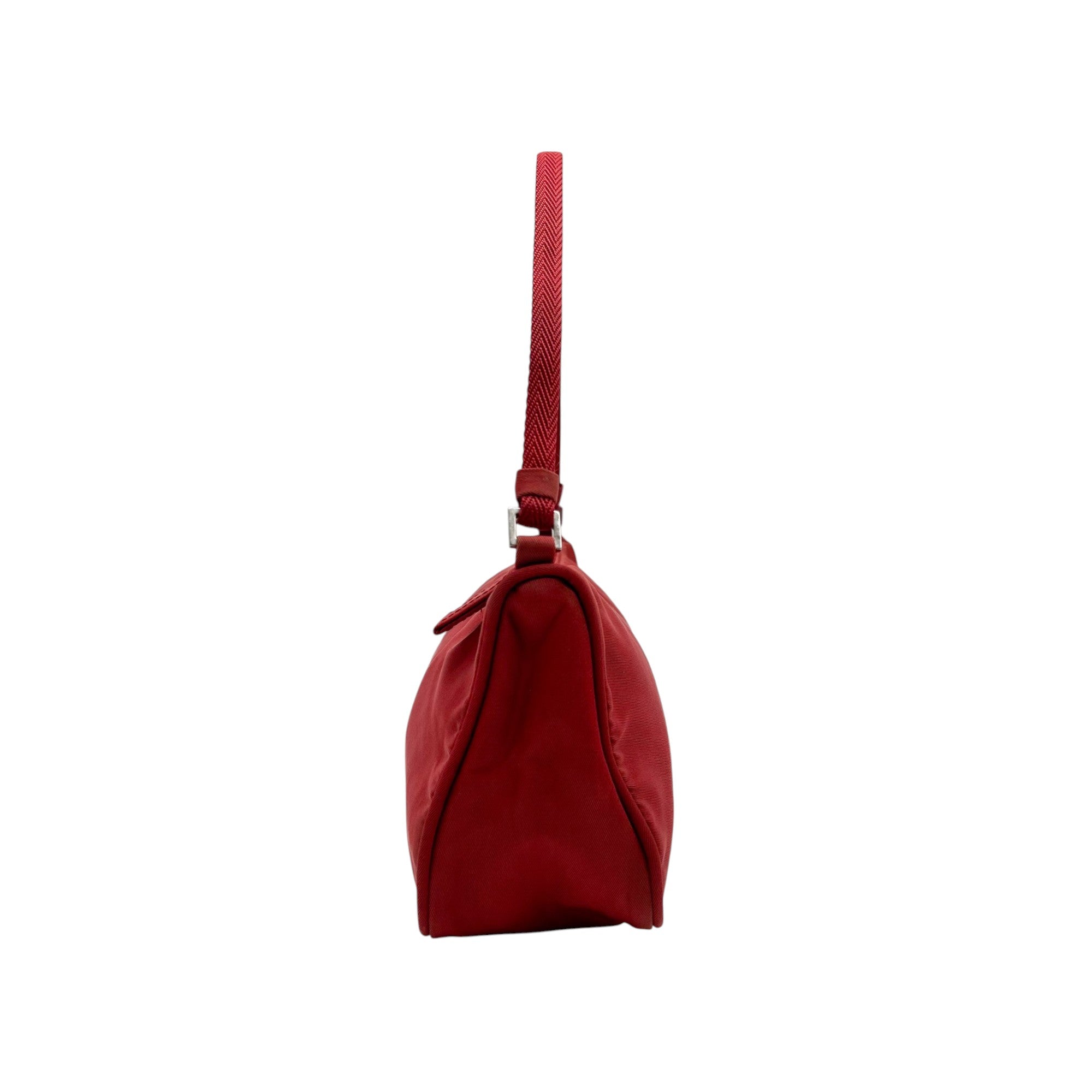 Prada Red Nylon Mini Shoulder Bag