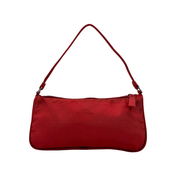 Prada Red Nylon Mini Shoulder Bag