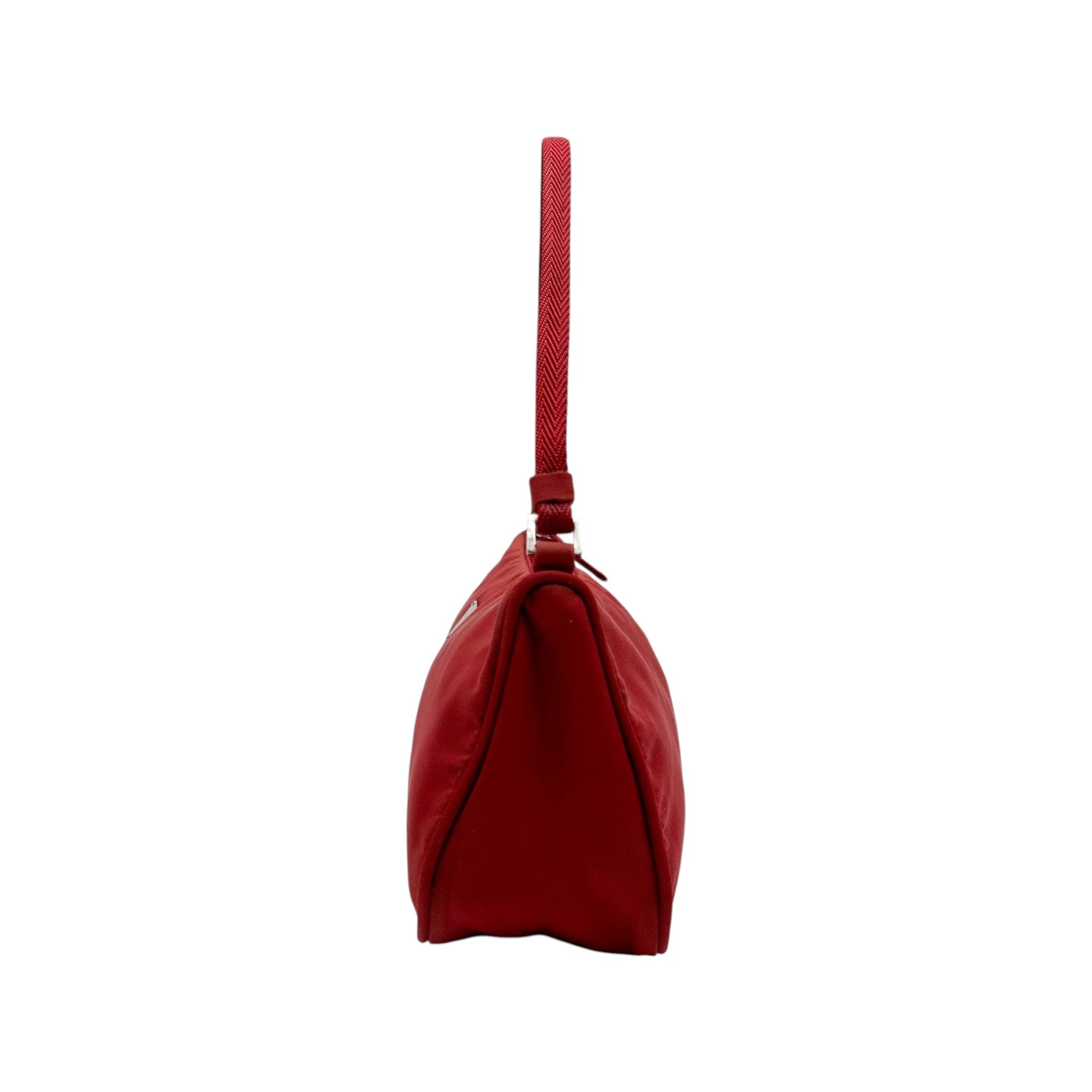 Prada Red Nylon Mini Shoulder Bag