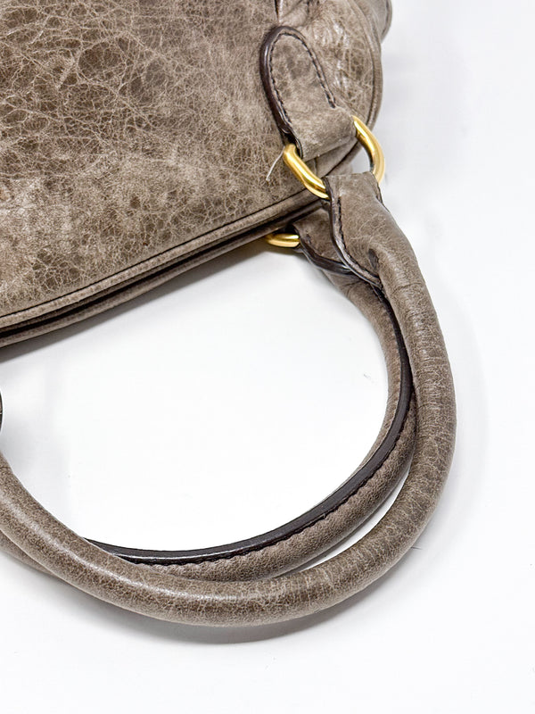Miu Miu Nappa Charm Lily Handbag
