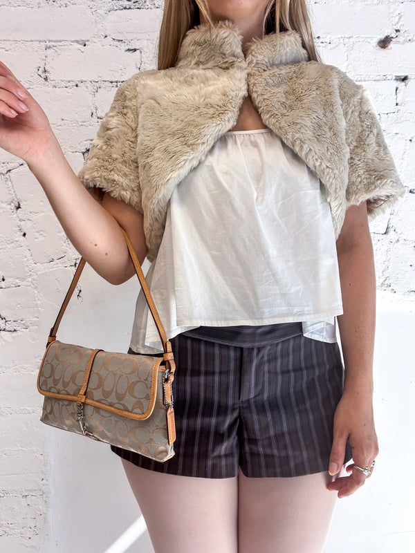 Coach Canvas Shoulder Bag