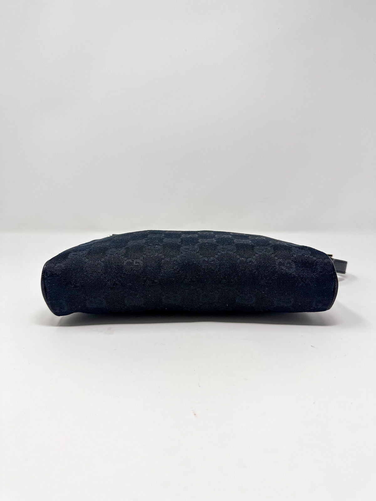 Gucci Black GG Canvas Abbey D-Ring Pochette