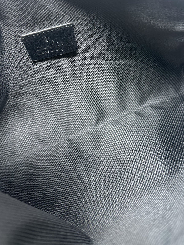 Gucci Black GG Canvas Abbey D-Ring Pochette