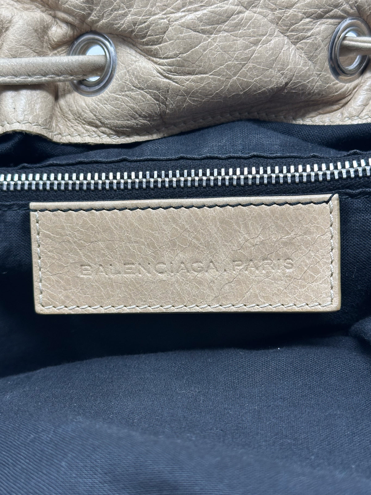 Balenciaga Pompon Bucket Hobo Bag