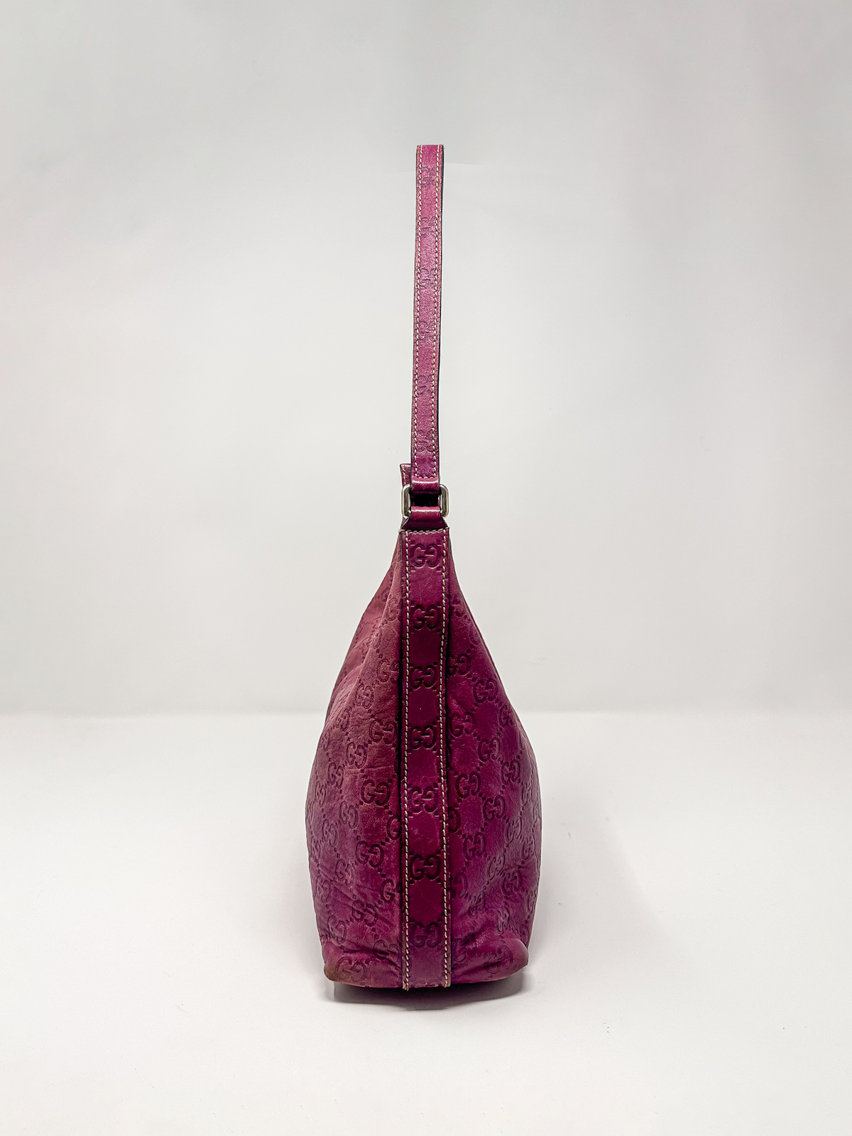 Gucci Guccissima Leather Hobo Shoulder Bag