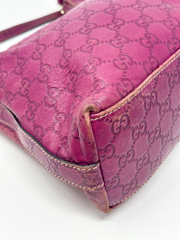 Gucci Guccissima Leather Hobo Shoulder Bag