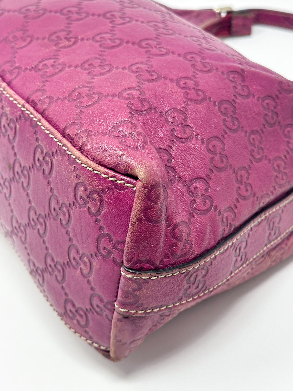 Gucci Guccissima Leather Hobo Shoulder Bag