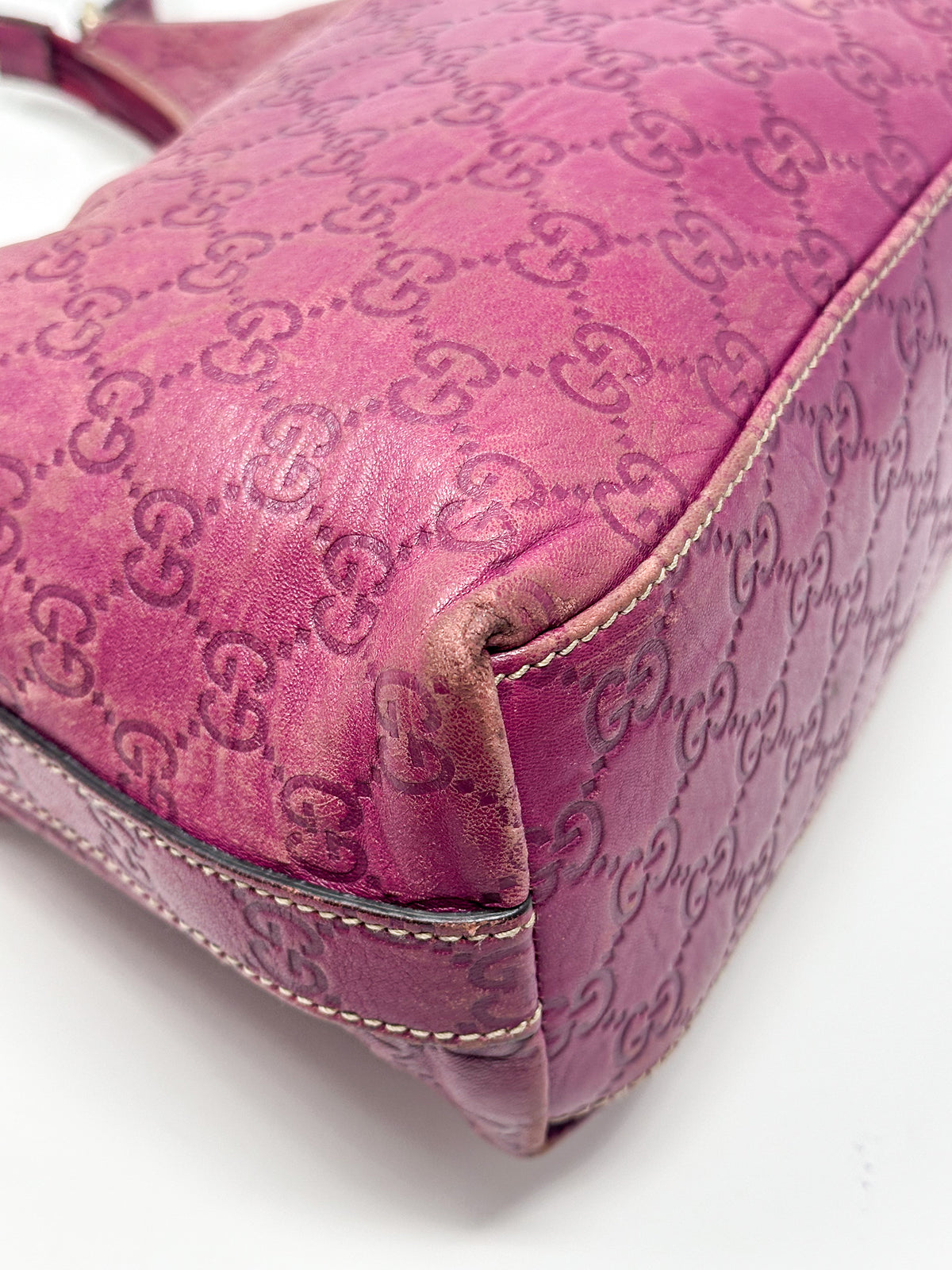 Gucci Guccissima Leather Hobo Shoulder Bag