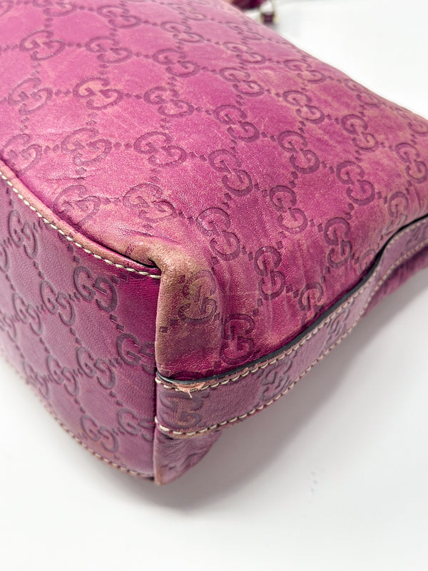 Gucci Guccissima Leather Hobo Shoulder Bag