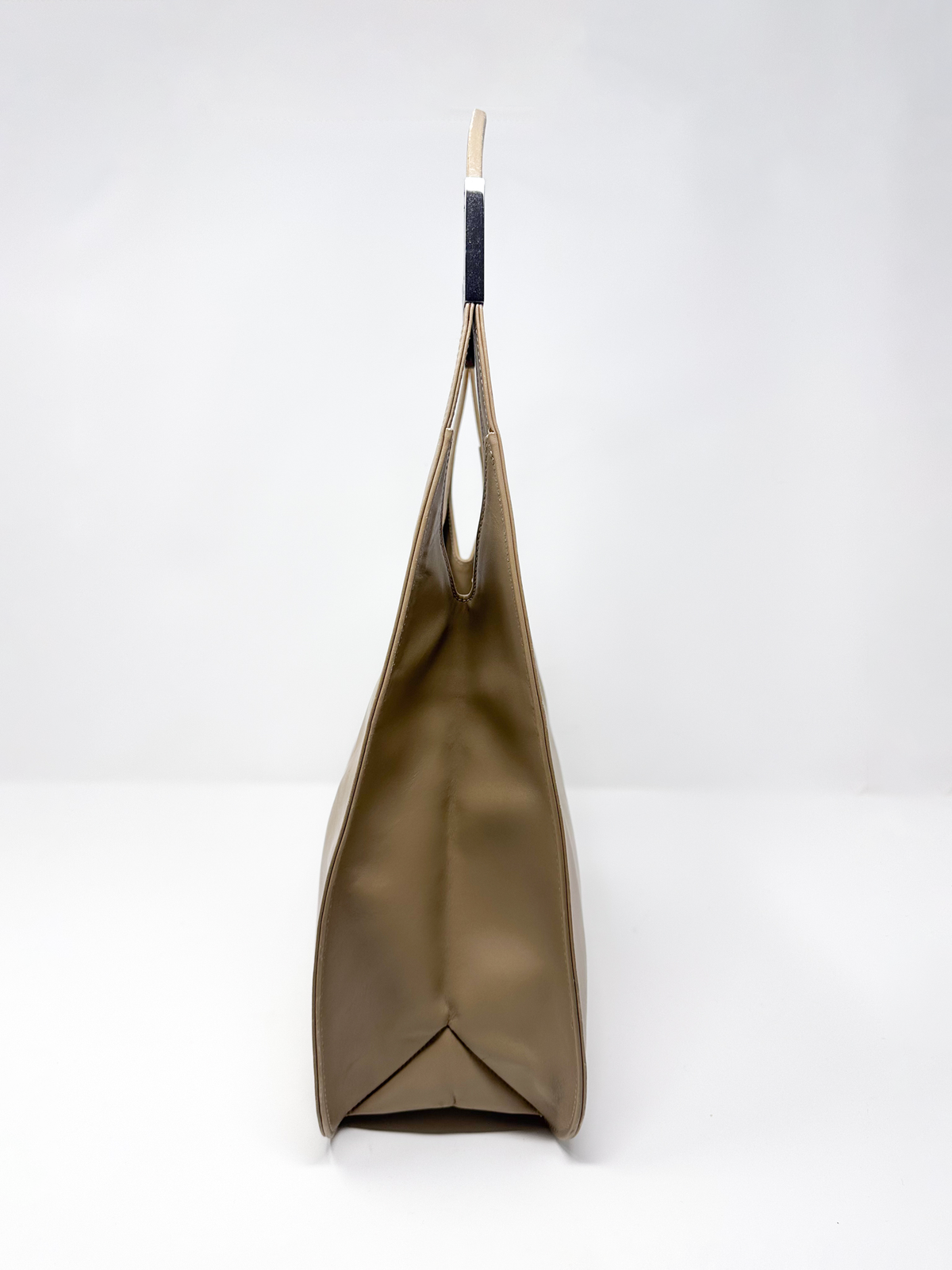 Gucci Tom Ford Beige Leather Large Hobo Shoulder Bag