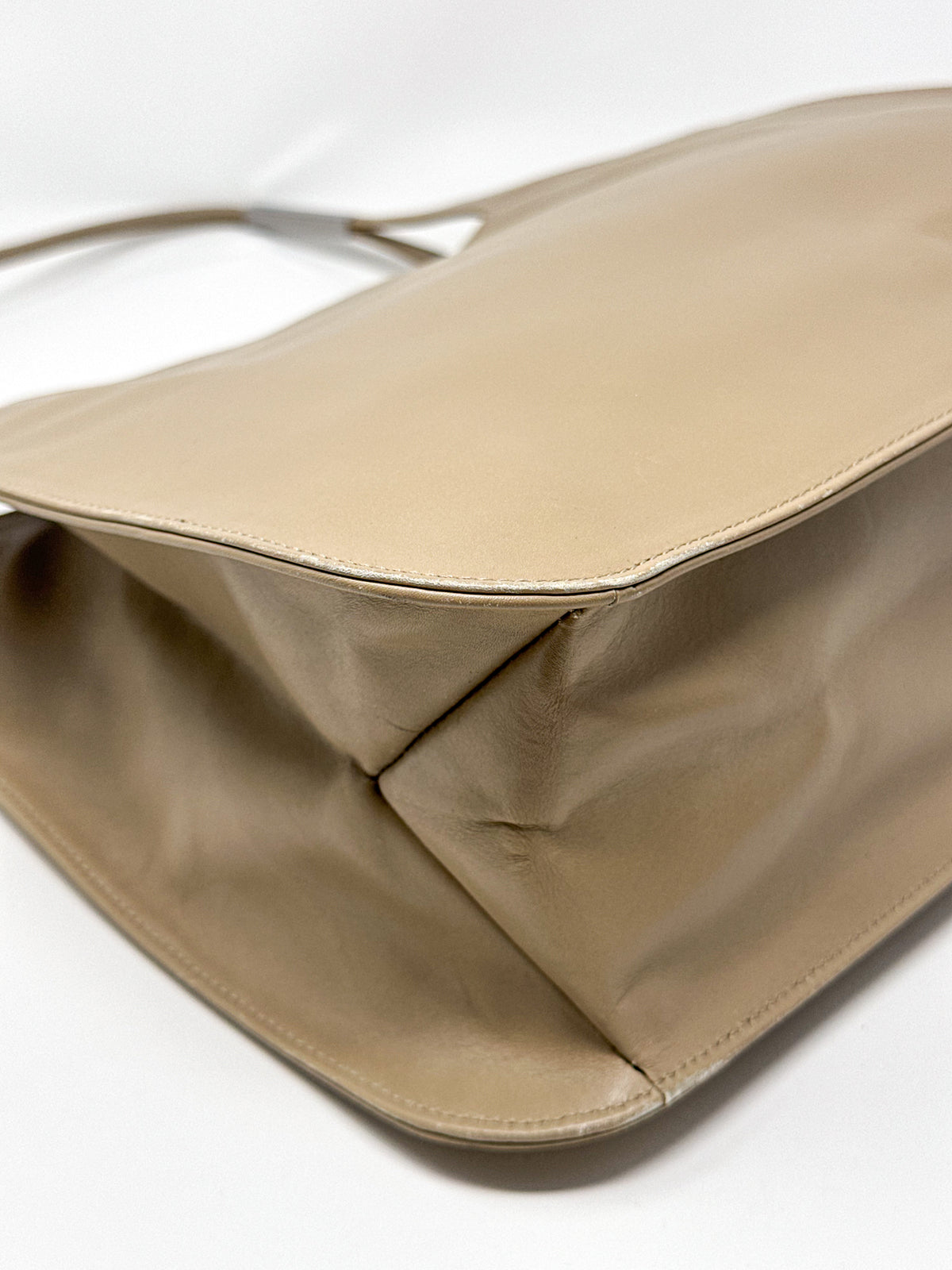 Gucci Tom Ford Beige Leather Large Hobo Shoulder Bag