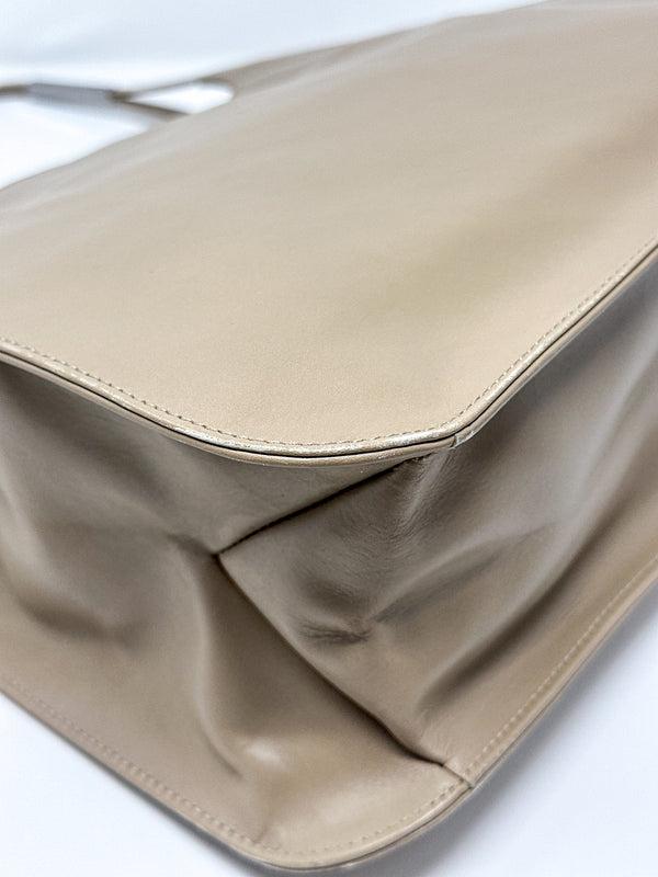 Gucci Tom Ford Beige Leather Large Hobo Shoulder Bag