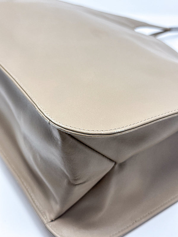 Gucci Tom Ford Beige Leather Large Hobo Shoulder Bag