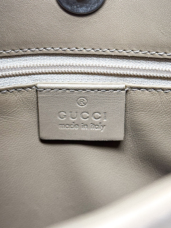 Gucci Tom Ford Beige Leather Large Hobo Shoulder Bag
