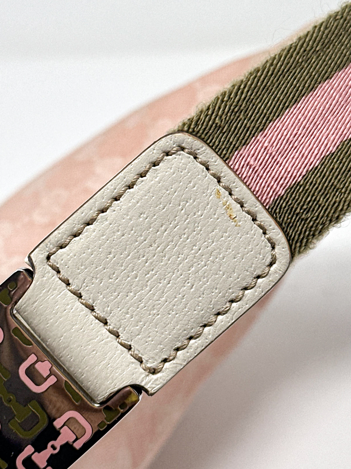 Gucci Small Pink GG Canvas Hobo Bag