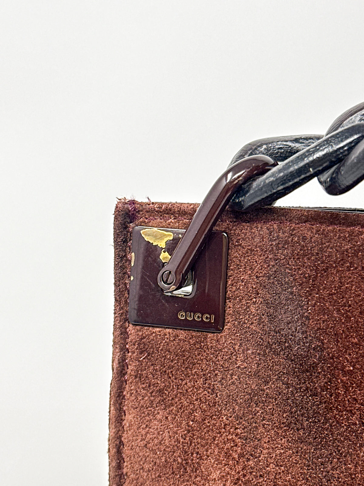 Gucci Tom Ford 1990s Suede Crossbody