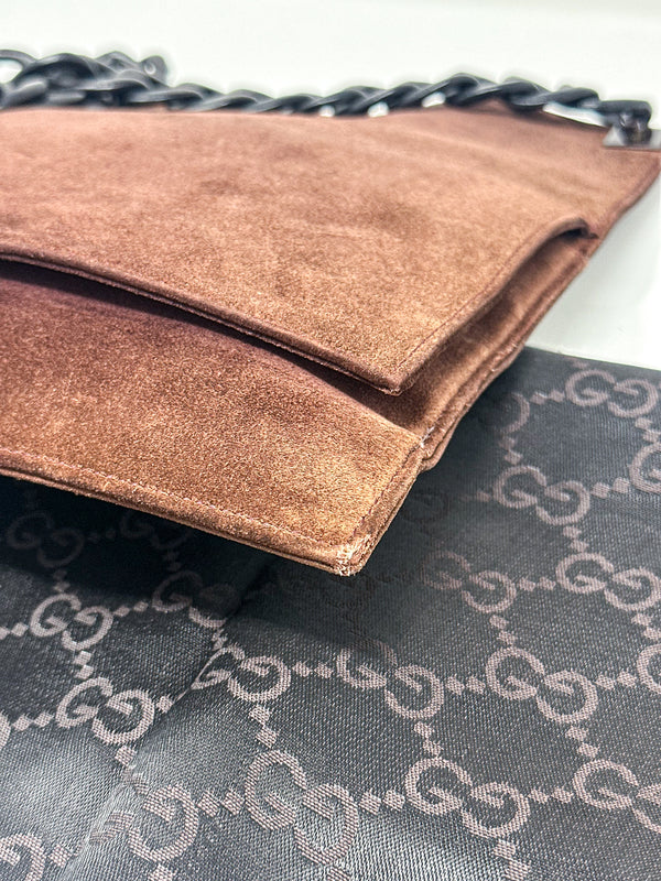 Gucci Tom Ford 1990s Suede Crossbody