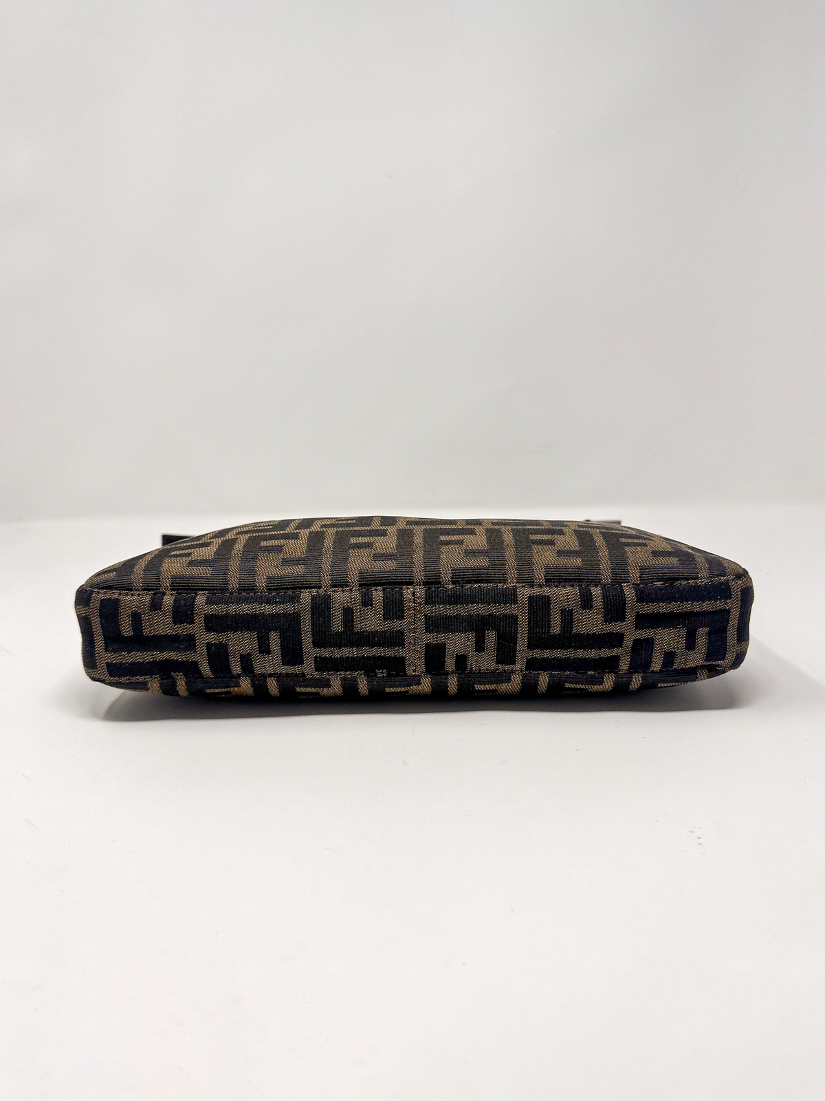 Fendi Zucca Canvas Shoulder Bag