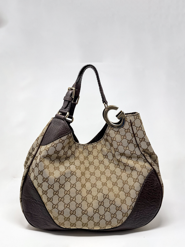 Gucci Charlotte Canvas Hobo Bag