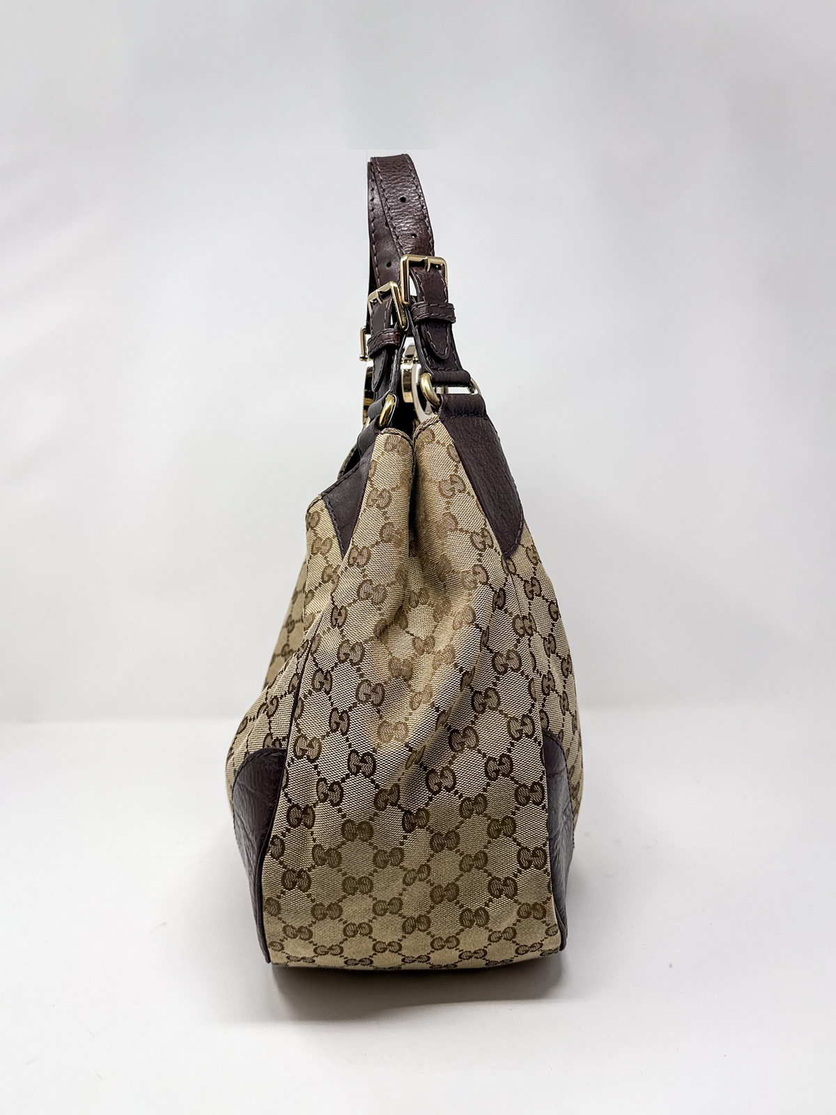 Gucci Charlotte Canvas Hobo Bag