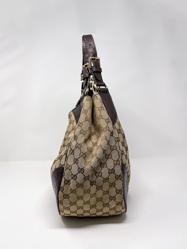 Gucci Charlotte Canvas Hobo Bag
